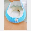 عش للحيوانات الأليفة، عش للقطط مع سرير مريح ودافئ بأربع مجموعات من القطط Item Picture